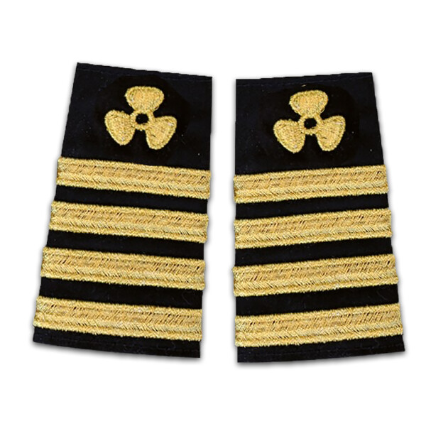 Chief Engineer S Epaulettes Propeller Four Stripe Sea Design Uniform Yachtwear