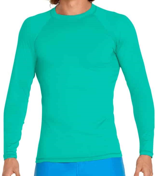 Wet Effect Adult Unisex Long Sleeve Rash Vest