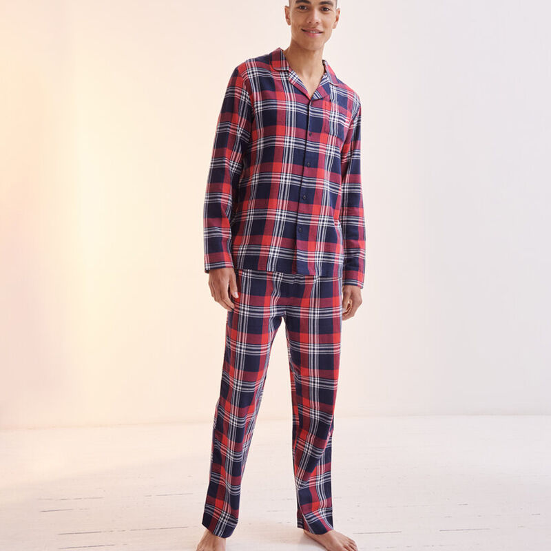 Men's tartan lounge Set Thumbnail