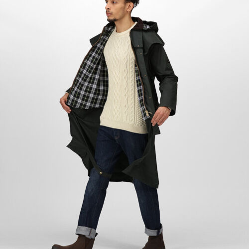 Cranbrook caped wax riding jacket Thumbnail