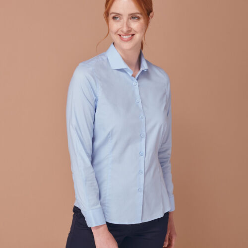 Women's long sleeve stretch shirt Thumbnail