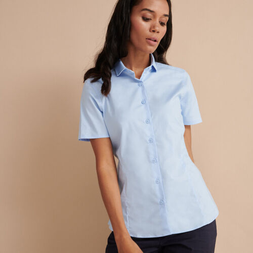Women's short sleeve stretch shirt Thumbnail