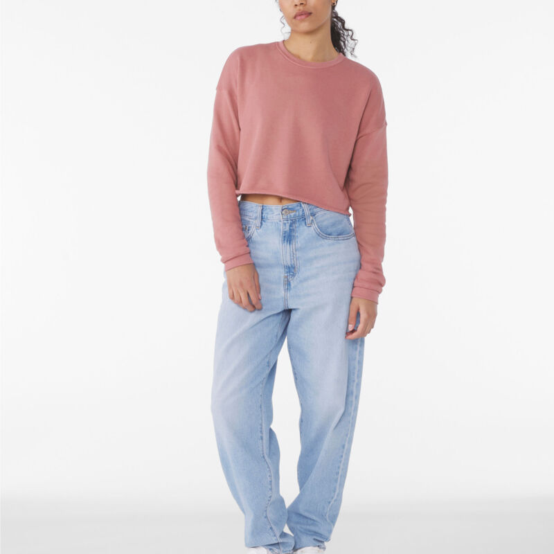Women's Cropped Crew Fleece Thumbnail