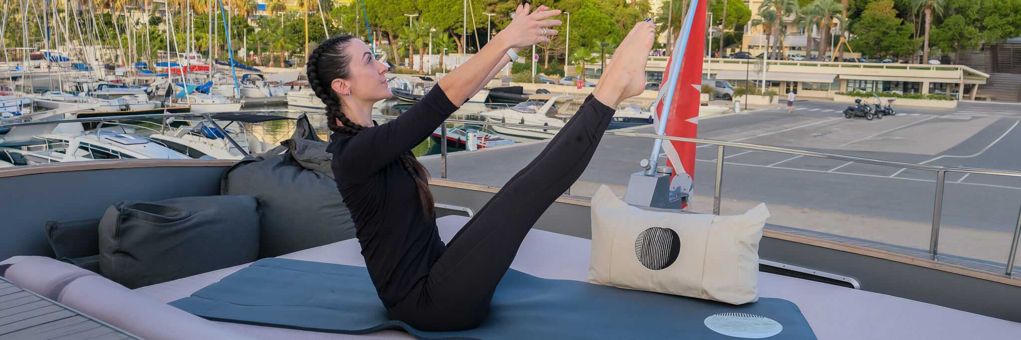 Crew wearing Sea Design fitness and sportswear