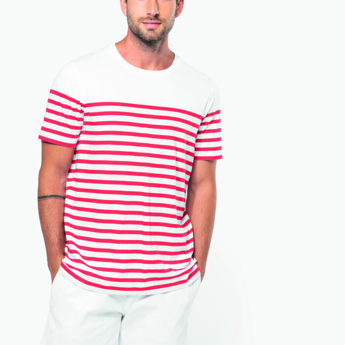 Kariban Men's Crew Neck Sailor T-Shirt Thumbnail