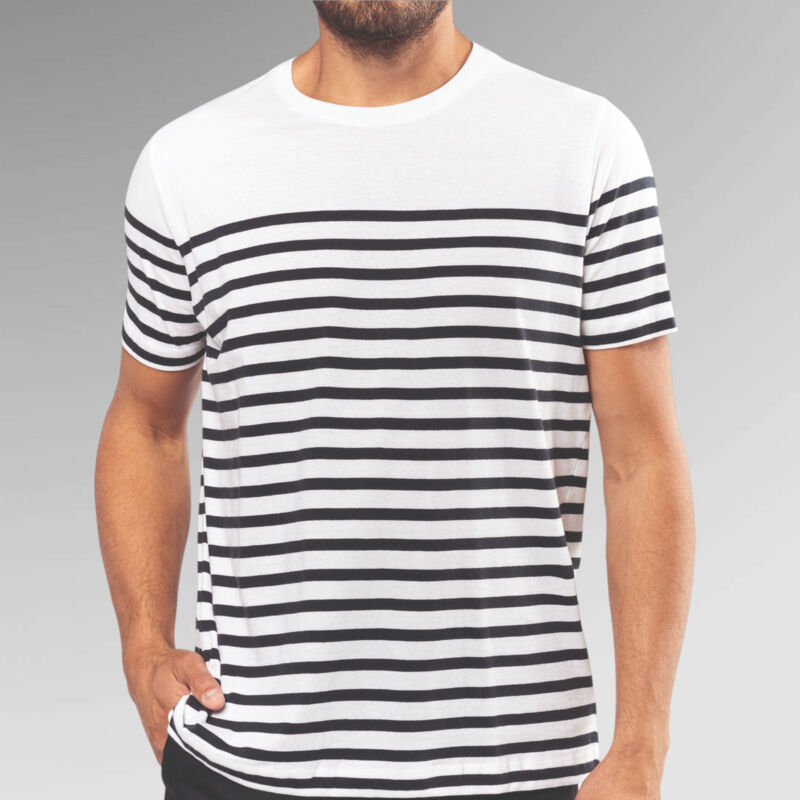 Kariban Men's Crew Neck Sailor T-Shirt Thumbnail