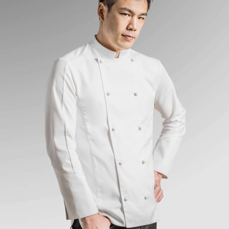 Clement Design Men's Dream Long Sleeve Chef Jacket Thumbnail