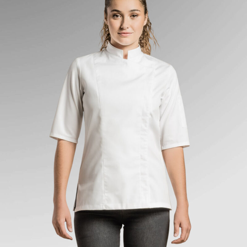 Clement Design Sienne Ladies' S/S Chef Jacket Thumbnail