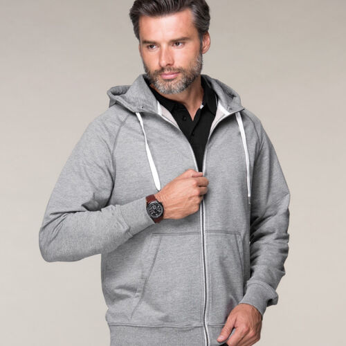 Malfini Men's Voyage Hooded Sweatshirt jacket  Thumbnail