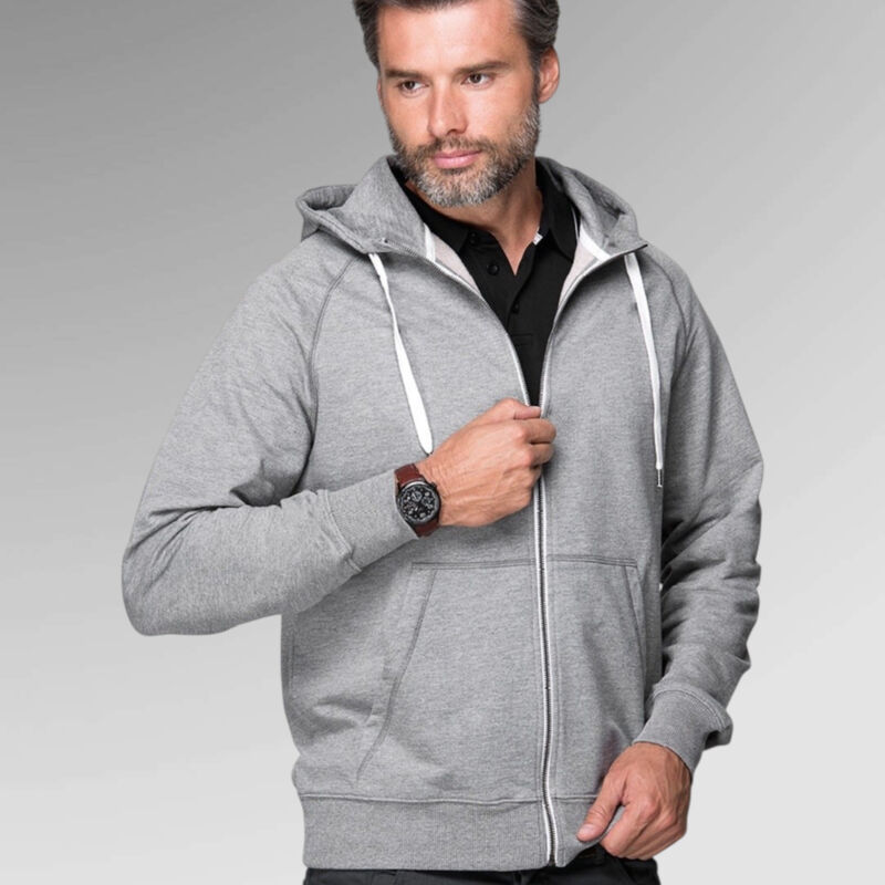 Malfini Men's Voyage Hooded Sweatshirt jacket  Thumbnail