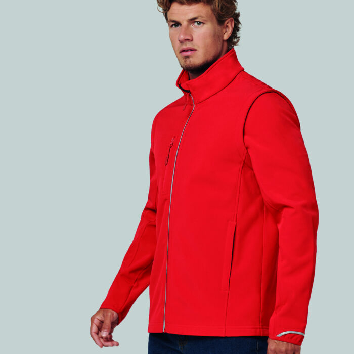 ProAct Unisex Detachable Sleeves Softshell Jacket Thumbnail
