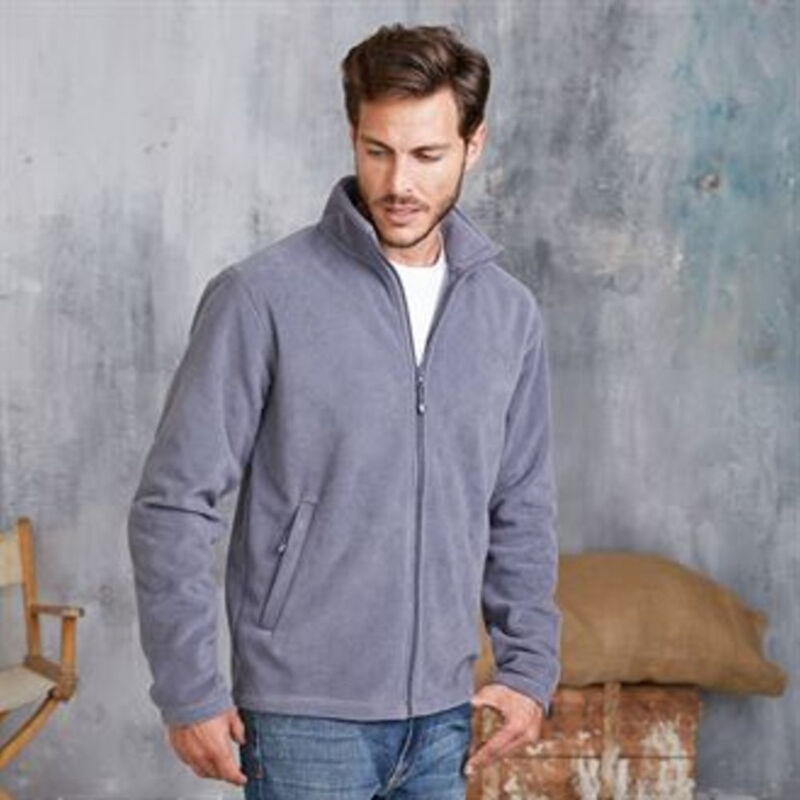 Kariban Men's Zip-through microfleece jacket Thumbnail