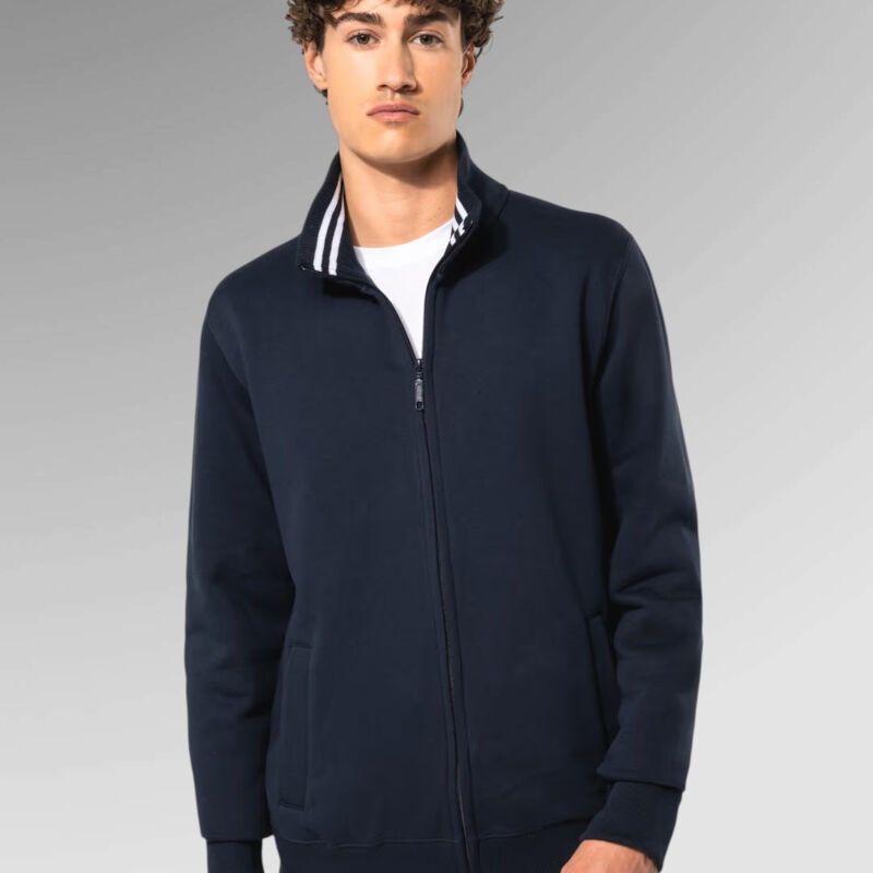 Kariban Mens Full-zip fleece lined sweatshirt Thumbnail