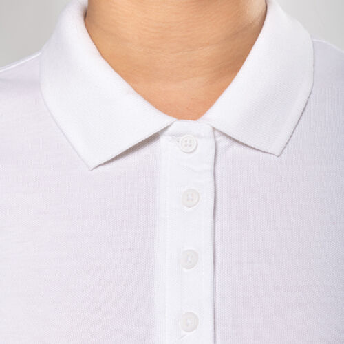 Women's organic piqué short sleeve polo shirt Thumbnail