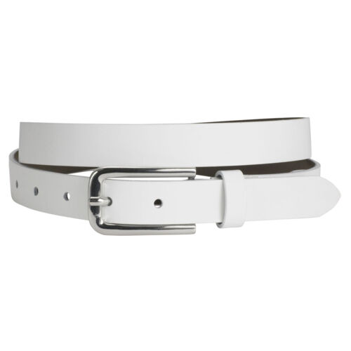 Lindenmann Ladies Slim Leather Belt with elegant buckle Thumbnail