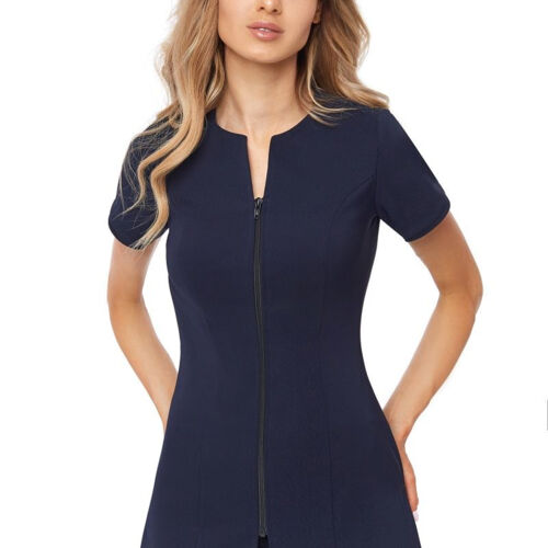 Modern Tunic with Pockets & Zip Thumbnail