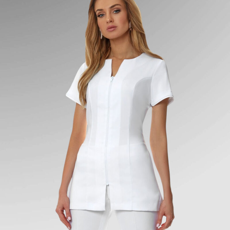 Modern Tunic with Pockets & Zip Thumbnail