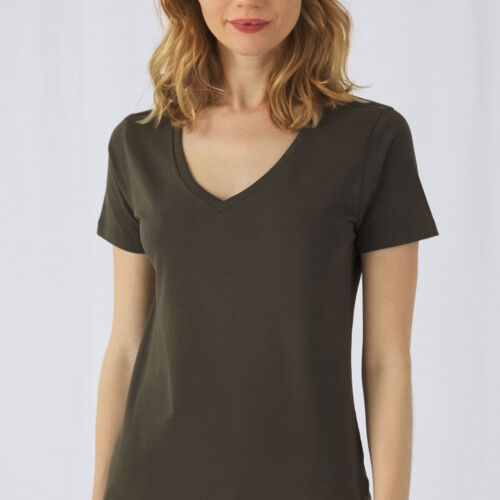 Women's Organic Inspire V-Neck Tee Thumbnail