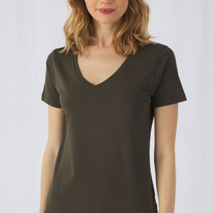 Women's Organic Inspire V-Neck Tee Thumbnail