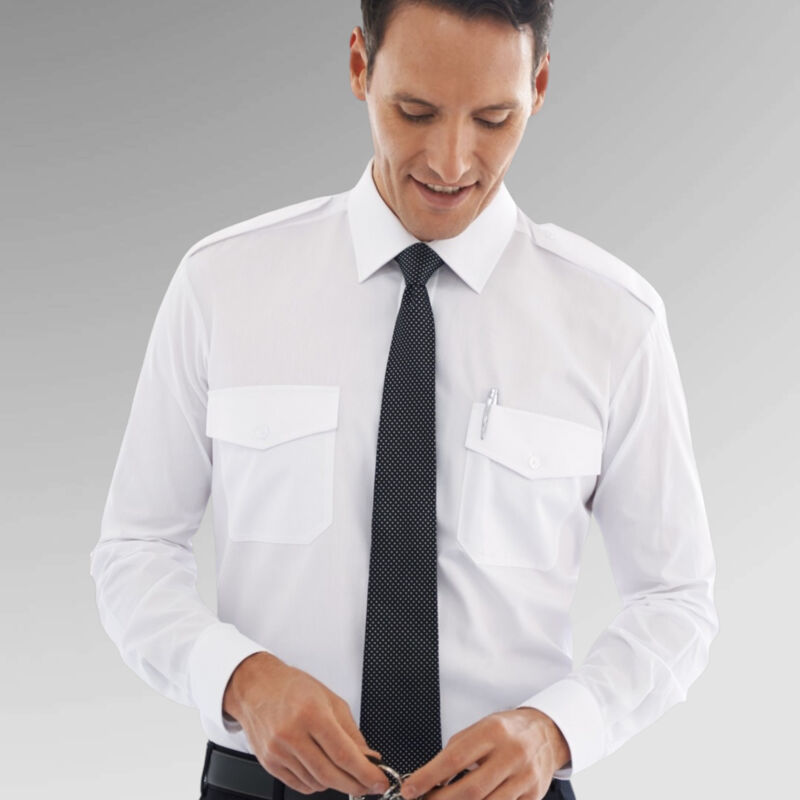 Brook Taverner Men's Ares Classic Fit Pilot Shirt Thumbnail