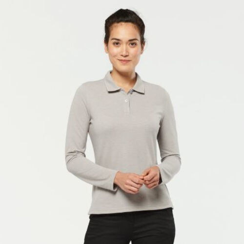 WK Ladies’ L/S Polycotton Polo Thumbnail