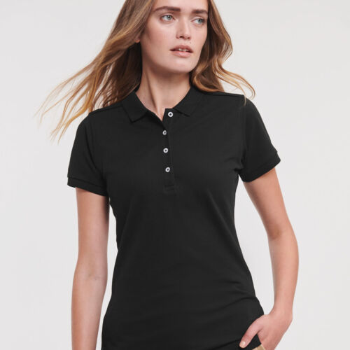 Russell Ladies' Fitted Stretch Polo  Thumbnail