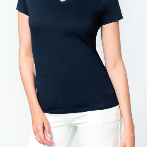 Kariban Women's Supima® V-neck short-sleeved T-shirt Thumbnail
