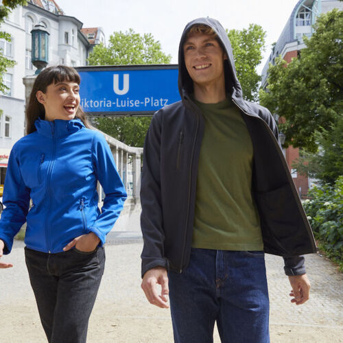 Clique Men's Classic Hooded Softshell Jacket Thumbnail