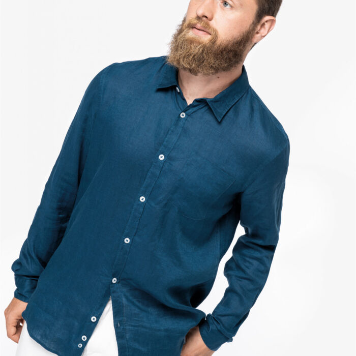 Native Spirit Men's Linen Shirt  Thumbnail