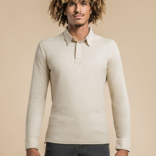 Clement Design Men's Oxo Polo Long sleeve Thumbnail