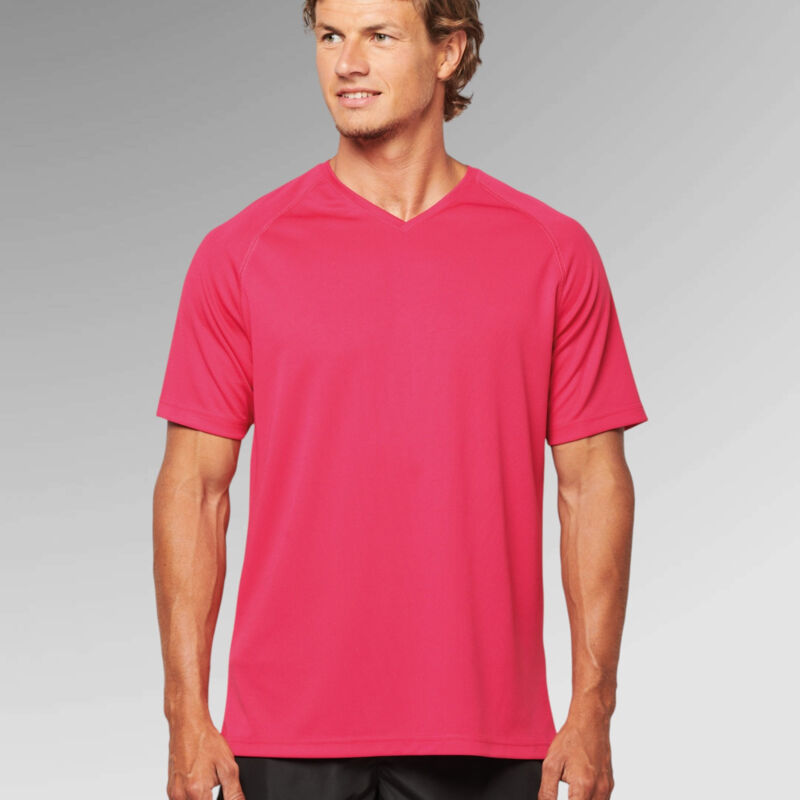 ProAct Men's Short Sleeve V-Neck Sports T-shirt Thumbnail
