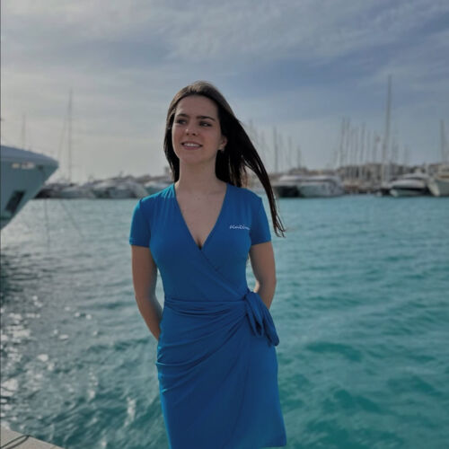 Sea Design Custom Laura Wrap Dress Thumbnail