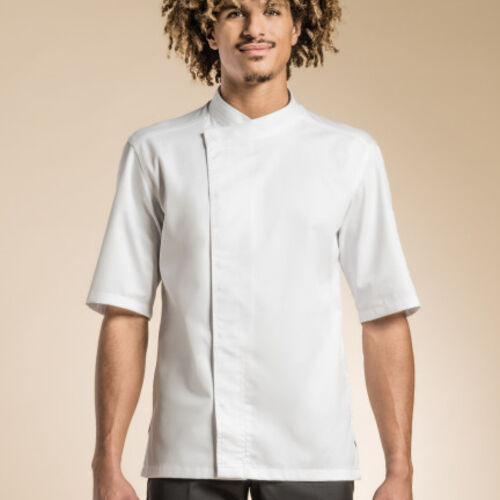 Clement Design Men's Tokyo Short Sleeve Chef Jacket Thumbnail
