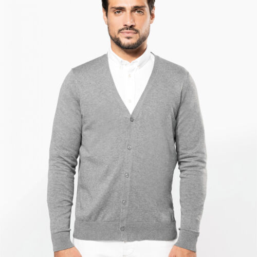 Kariban Premium Men's Supima® cardigan Thumbnail