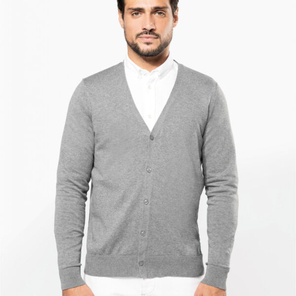 Kariban Premium Men's Supima® cardigan Thumbnail