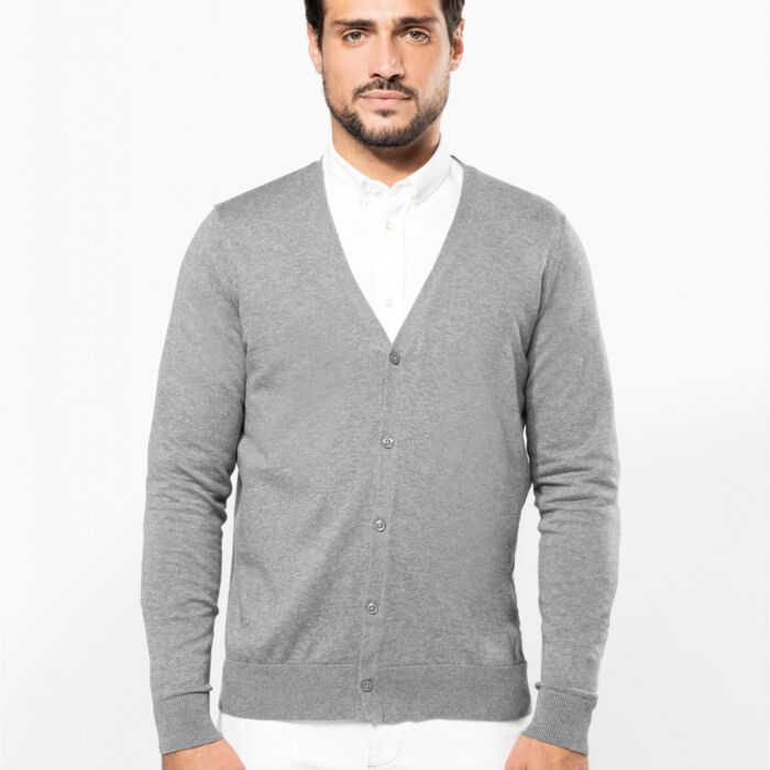Kariban Premium Men's Supima® cardigan Thumbnail