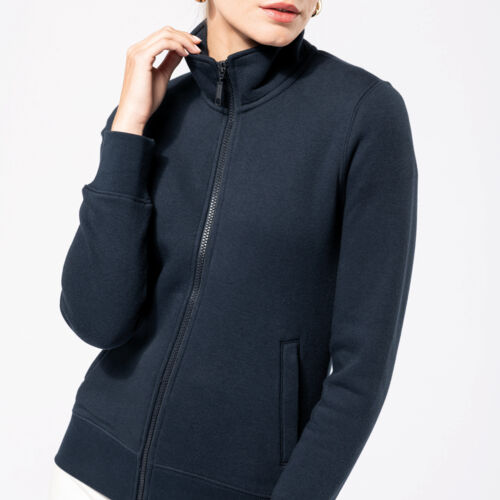 Kariban Ladies' Full Zip Brushed Fleece Sweatshirt Thumbnail