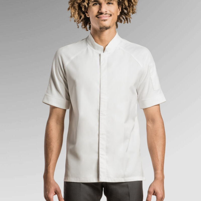 Clement Design men's short sleeve Forza Chef Jacket Thumbnail