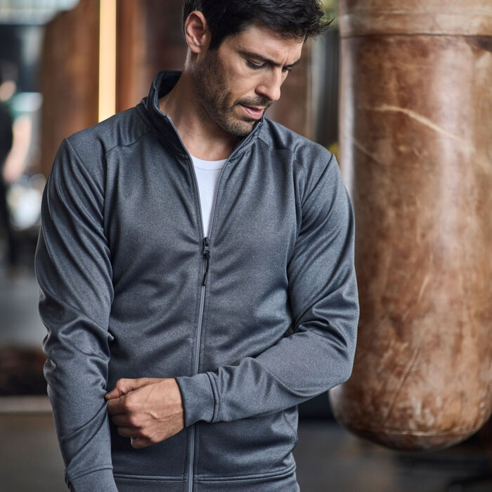 Tee Jays Men's Performance Zip Sweat Thumbnail