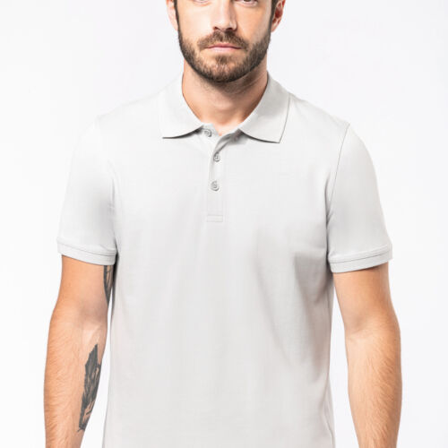 Kariban men's short sleeve cotton stretch piqué polo Thumbnail
