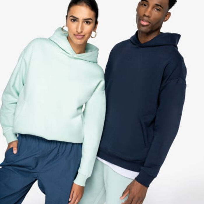 Native Spirit Eco-friendly Unisex Oversize hooded sweatshirt Thumbnail