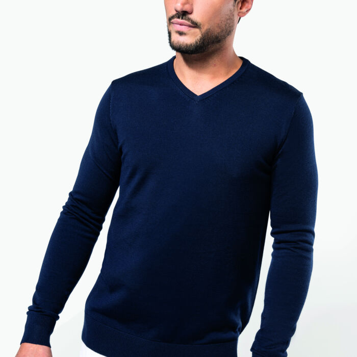 Kariban Men's V-neck Merino pullover Thumbnail