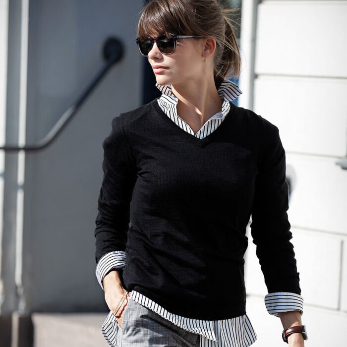 Nimbus Women’s Ashbury pullover – classy luxury merino blend Thumbnail