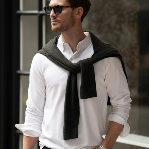 Nimbus Men's Carlington deluxe long sleeve polo Thumbnail