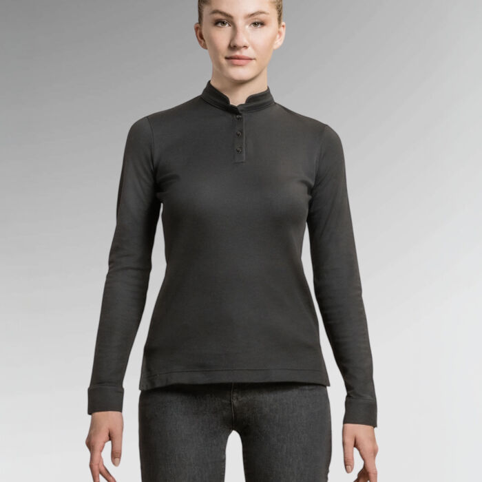 Clement Design Ladies' Brava Long Sleeved polo Thumbnail