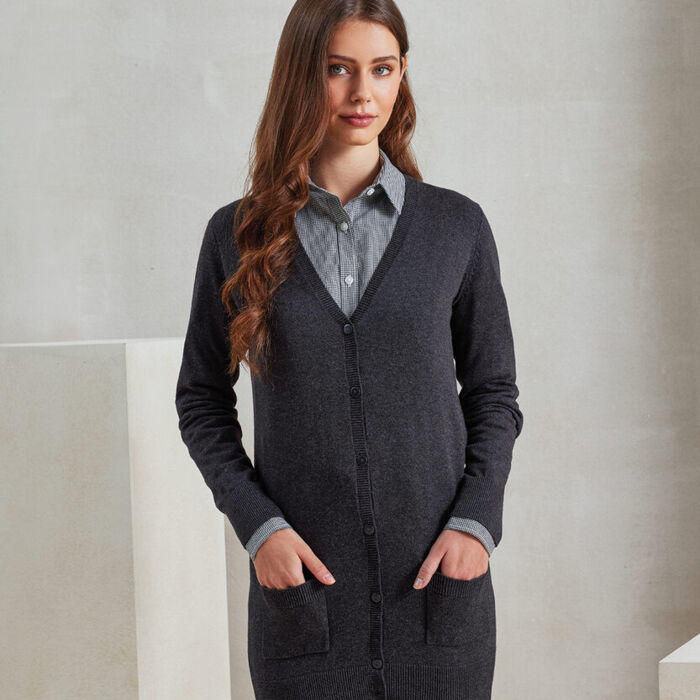 Premier Women's longline knitted cardigan Thumbnail