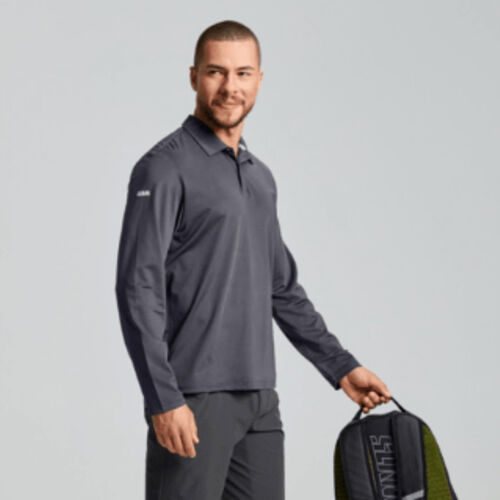 Slam Men's Tech Pique Polo L/S Thumbnail