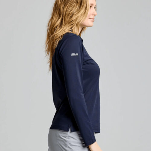Slam Ladies Tech Pique Polo L/S Thumbnail