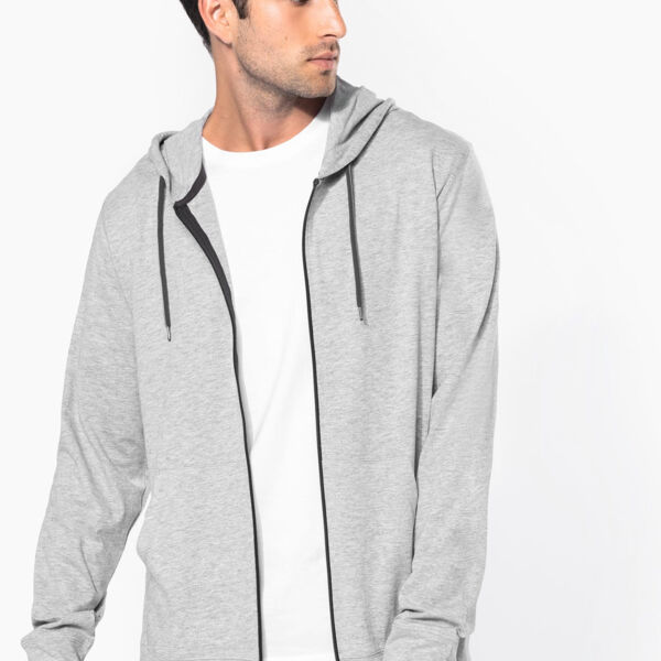 Kariban Unisex Lightweight Hooded Cotton Jacket Thumbnail