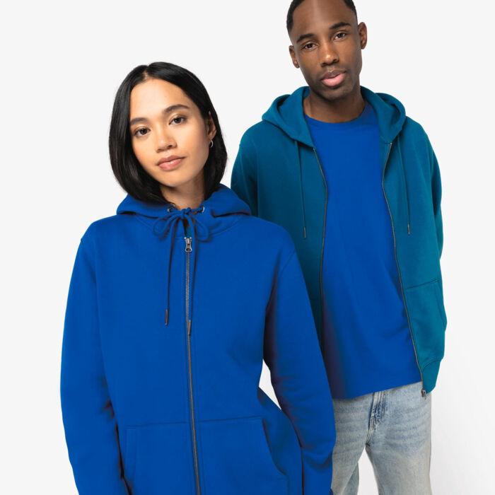 Native Spirit Unisex eco-friendly zip-up hooded sweatshirt Thumbnail